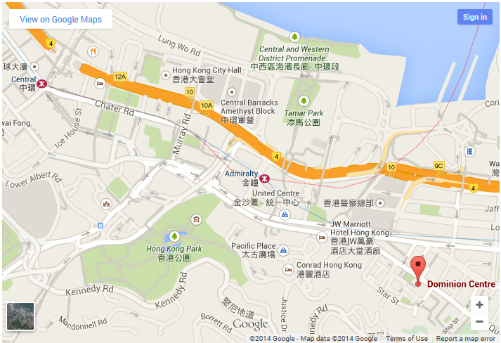 香港办事处地址