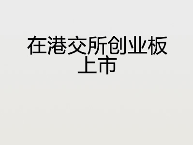 在港交所创业板上市